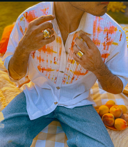 Pleated Solara Shirt